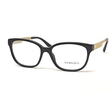 occhiali versace 3240 gb1|Versace 3240 Eyeglasses Gb1 Black 100 Authentic .